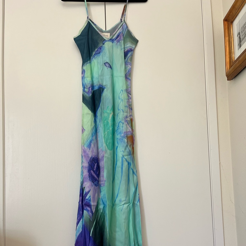 Summi Summi Blue and Green Dress